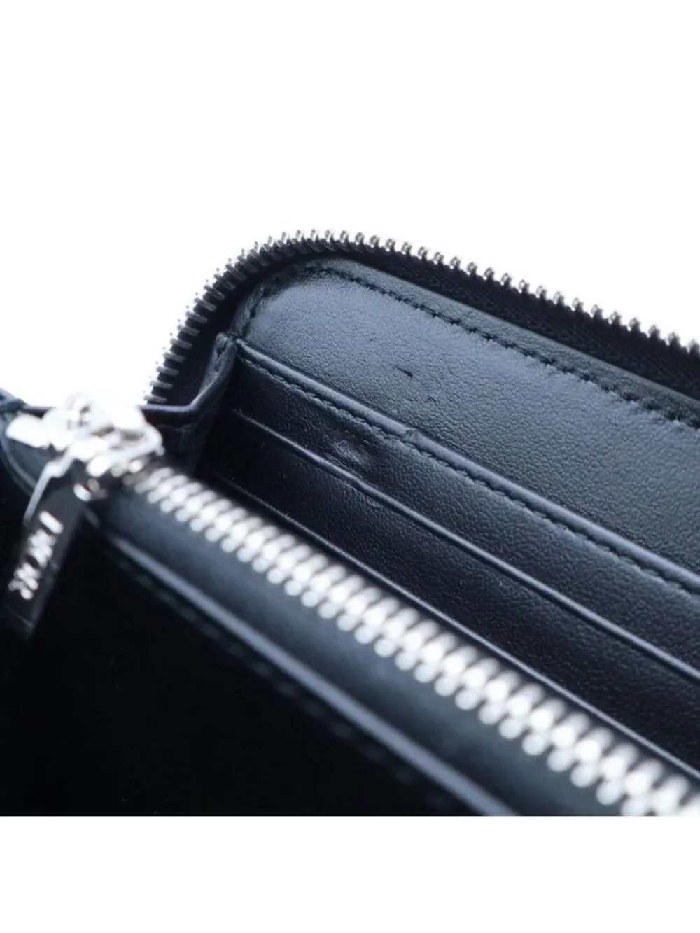 Dior Oblique Galaxy Round Zip Wallet Black